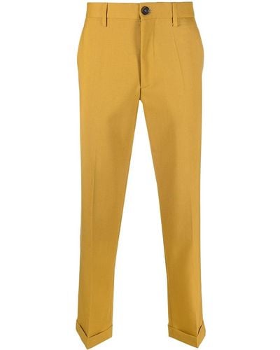 Marni Pantalones chinos de talle alto - Amarillo