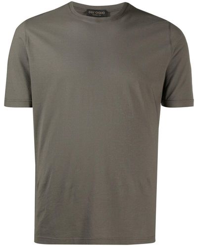 Dell'Oglio T-shirt Met Ronde Hals - Groen