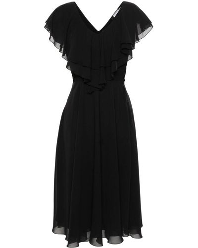 ROTATE BIRGER CHRISTENSEN Sabinta Midi Dress - Black