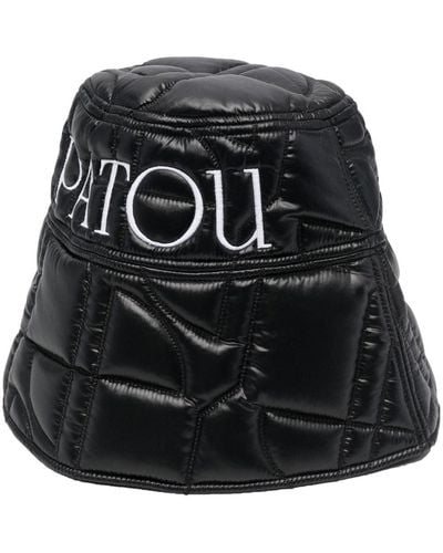 Patou Logo-embroidered Bucket Hat - Black