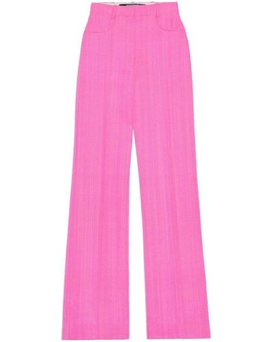 Jacquemus High-waisted Trousers - Pink