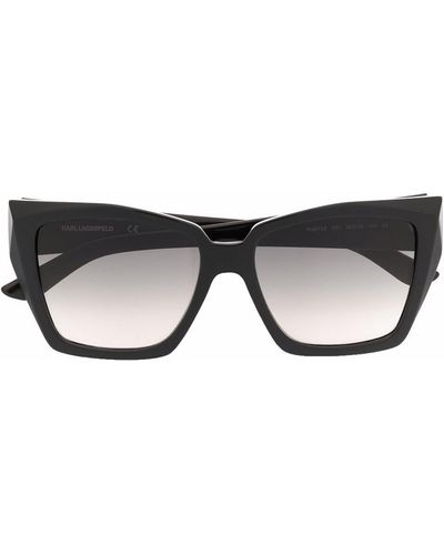 Karl Lagerfeld Oversized Sunglasses - Black