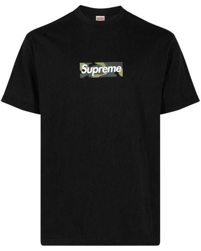 Supreme T-Shirt mit Logo - Schwarz