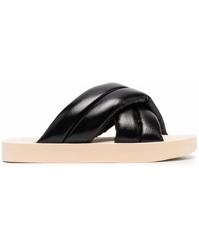 Proenza Schouler Sandalen mit überkreuzten Riemen - Schwarz