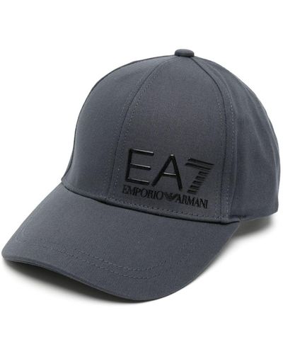 EA7 Baseballkappe mit Logo-Prägung - Blau