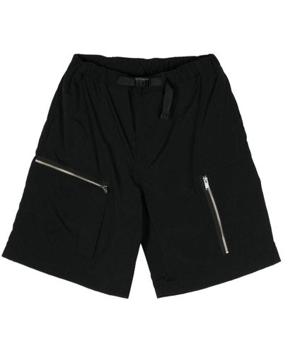 Undercover Belted Track Shorts - Black