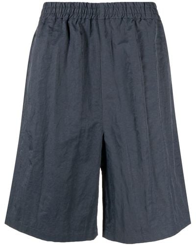 LE17SEPTEMBRE Knee-length Elasticated-waistband Shorts - Blue
