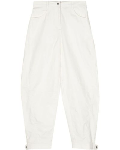 Jonathan Simkhai Kaiti Cotton Tapered Pants - White