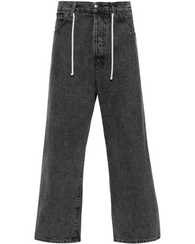 Societe Anonyme Giant Straight-leg Jeans - Grey