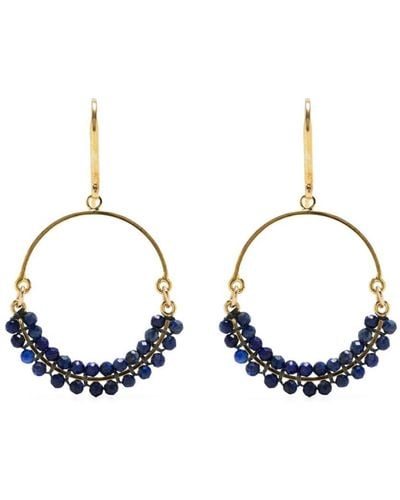 Isabel Marant Shiny Cesaria Drop Earrings - Blue