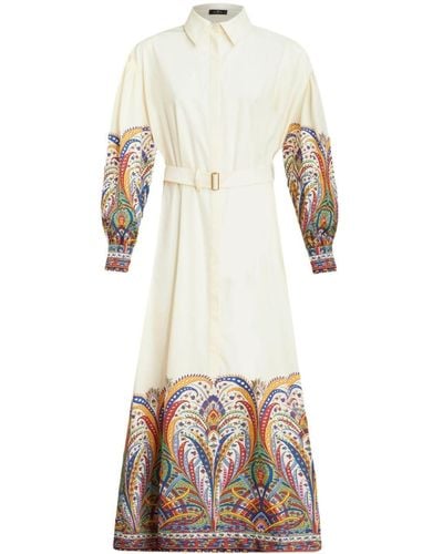 Etro Kleid mit Paisley-Print - Natur