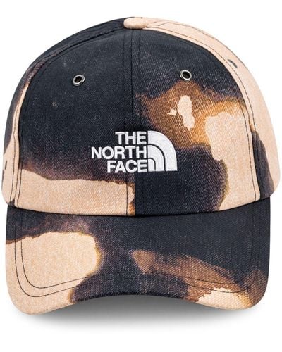 Supreme Cappello da baseball denim con stampa x TNF - Blu