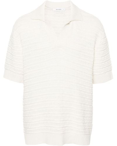Daily Paper Jabir Knitted Polo Shirt - White