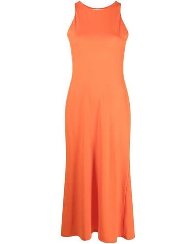 Reformation Mackenzie Sleeveless Knit Dress - Orange