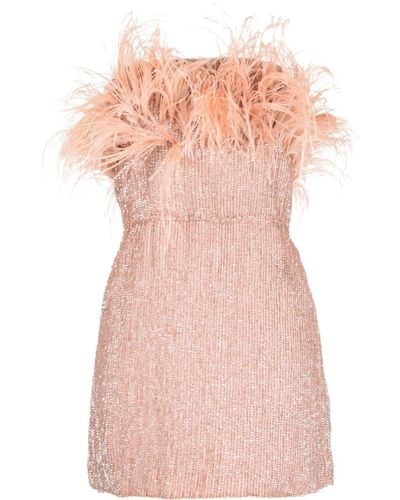 retroféte Torin Sequin-embellished Minidress - Pink