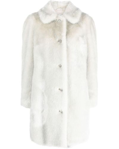 Manteaux de fourrure Blanc pour femme | Lyst