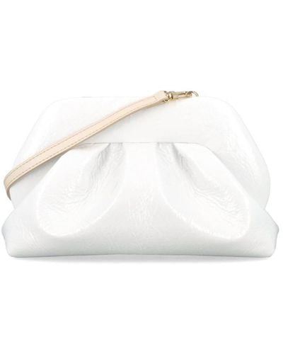 THEMOIRÈ Tia Faux-leather Clutch Bag - White