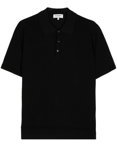 MAN ON THE BOON. Short-sleeve Polo Shirt - Black