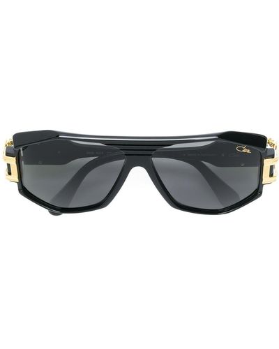 Cazal Geometric Aviator Sunglasses - Zwart