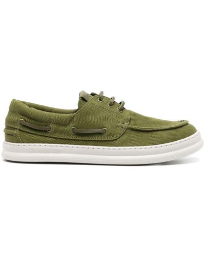 Camper Runner Lace-up Boat Shoes - Green