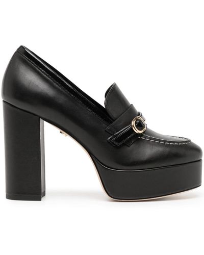 Dee Ocleppo Lola 75mm Leather Court Shoes - Black