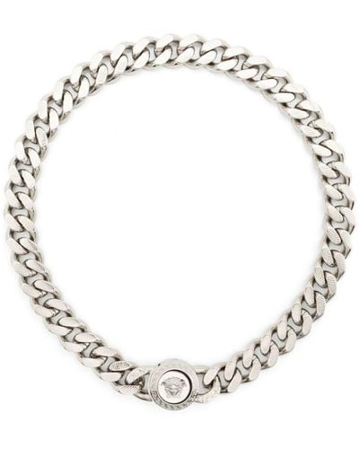 Versace Medusa Icon Chain Necklace - Metallic
