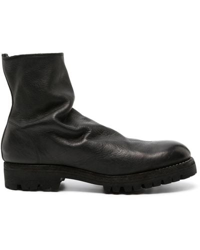 Guidi 796lv Leather Ankle Boots - Black