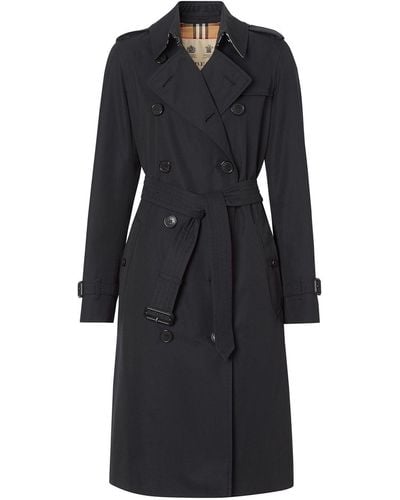 Burberry The Long Chelsea Heritage Trench Coat - Black