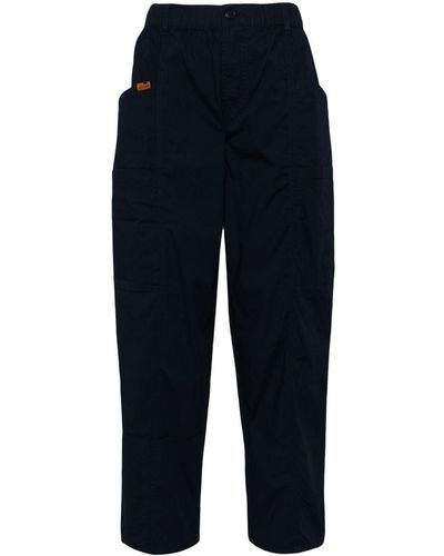 Chocoolate Logo-embroidered Pants - Blue