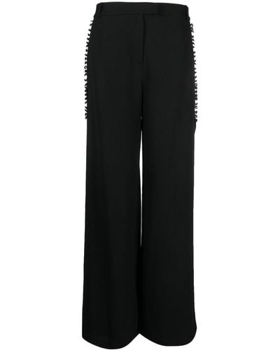 Jonathan Simkhai Pantalones de vestir Blossom con pinzas - Negro