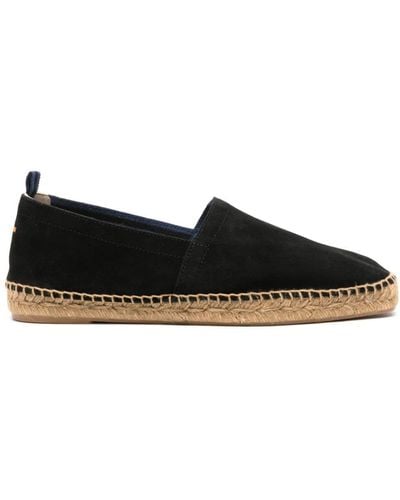 Castañer Espadrilles Met Raffia Zool - Zwart