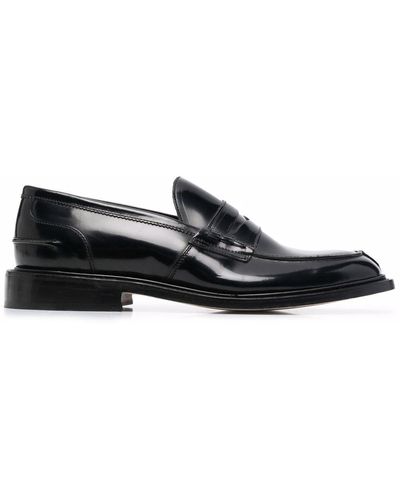 Tricker's James Penny Loafers - Black