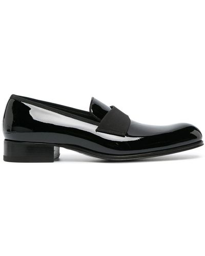 Tom Ford Leren Loafers - Zwart