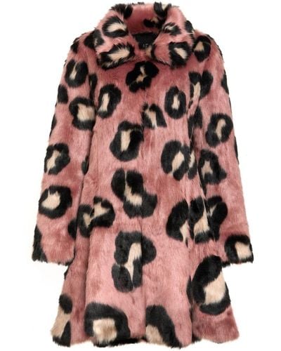 Unreal Fur La Farfalla Jack Met Luipaardprint - Roze