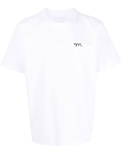 Sacai X Madsaki Slogan-print T-shirt - White