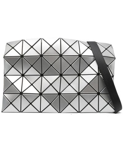 Bao Bao Issey Miyake Row Geometric-panels Shoulder Bag - Grey
