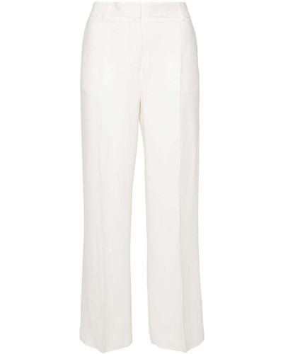 Totême Straight-leg Tailored Trousers - White