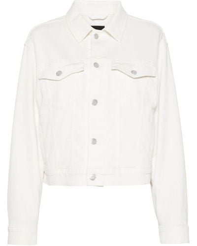 BOSS Long-sleeves Denim Jacket - White
