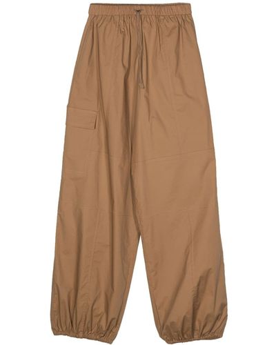 ..,merci Cotton Cargo Trousers - Natural