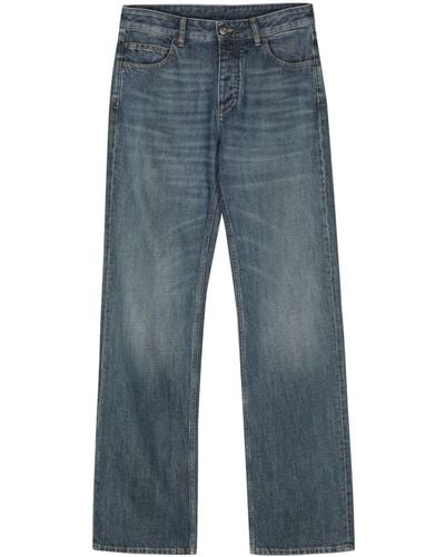 Bottega Veneta Low-rise Straight-leg Jeans - Blue