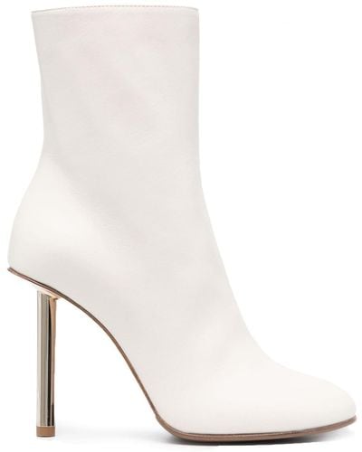 Le Silla Karlie 100mm Ankle-boots - White