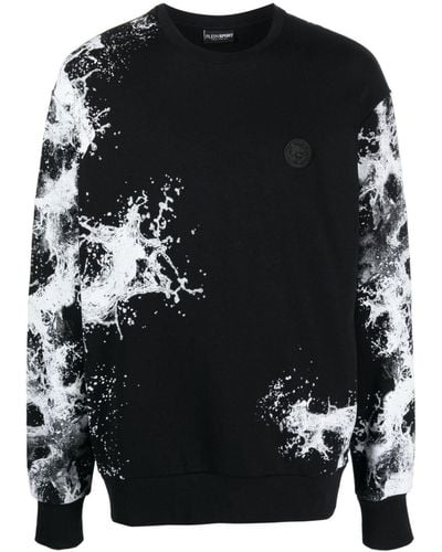 Philipp Plein Splash Extreme スウェットシャツ - ブラック