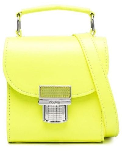 MSGM Faux-leather Crossbody Bag - Yellow