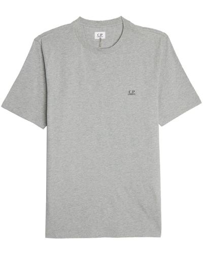C.P. Company T-shirt Met Logoprint - Grijs