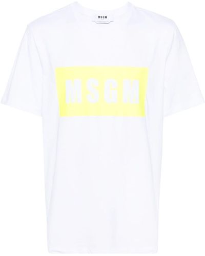 MSGM T-shirt con stampa - Bianco