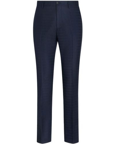 Etro Slim Fit Trousers - Blue