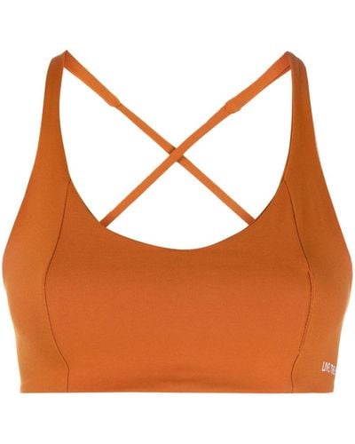 Live The Process Reggiseno sportivo stile corsetto - Arancione