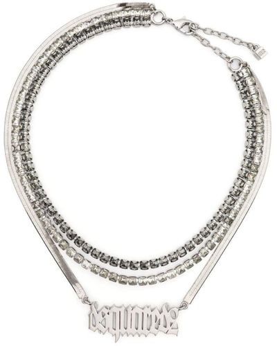 DSquared² Gothic Multi-chain Necklace - Metallic