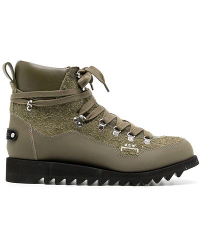 A_COLD_WALL* Alpine Leather Hiking Boots - Green