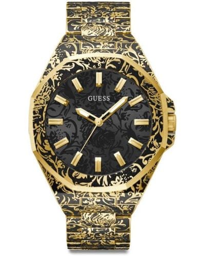 Guess USA Stainless Steel Battery 46mm - Metallic